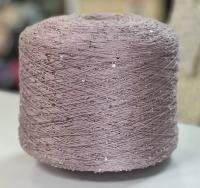 Пряжа пайетки с бисером (389-21-P2013); 20% Вискоза; 80% Полиэстер; 50г/175м 