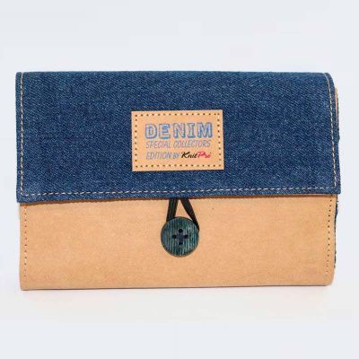 Набор съемных спиц "Denim Indigo Wood", длина 11,5см, KnitPro