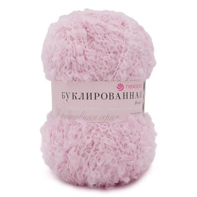 Пехорка Буклированная (орхидея 24) 30% мохер 20% шерсть 50% акрил 200 гр/220 м