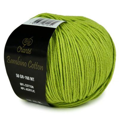 Пряжа Chante Bambino cotton (2031); Состав: 60% Хлопок, 40% Акрил; 50 г / 160 м